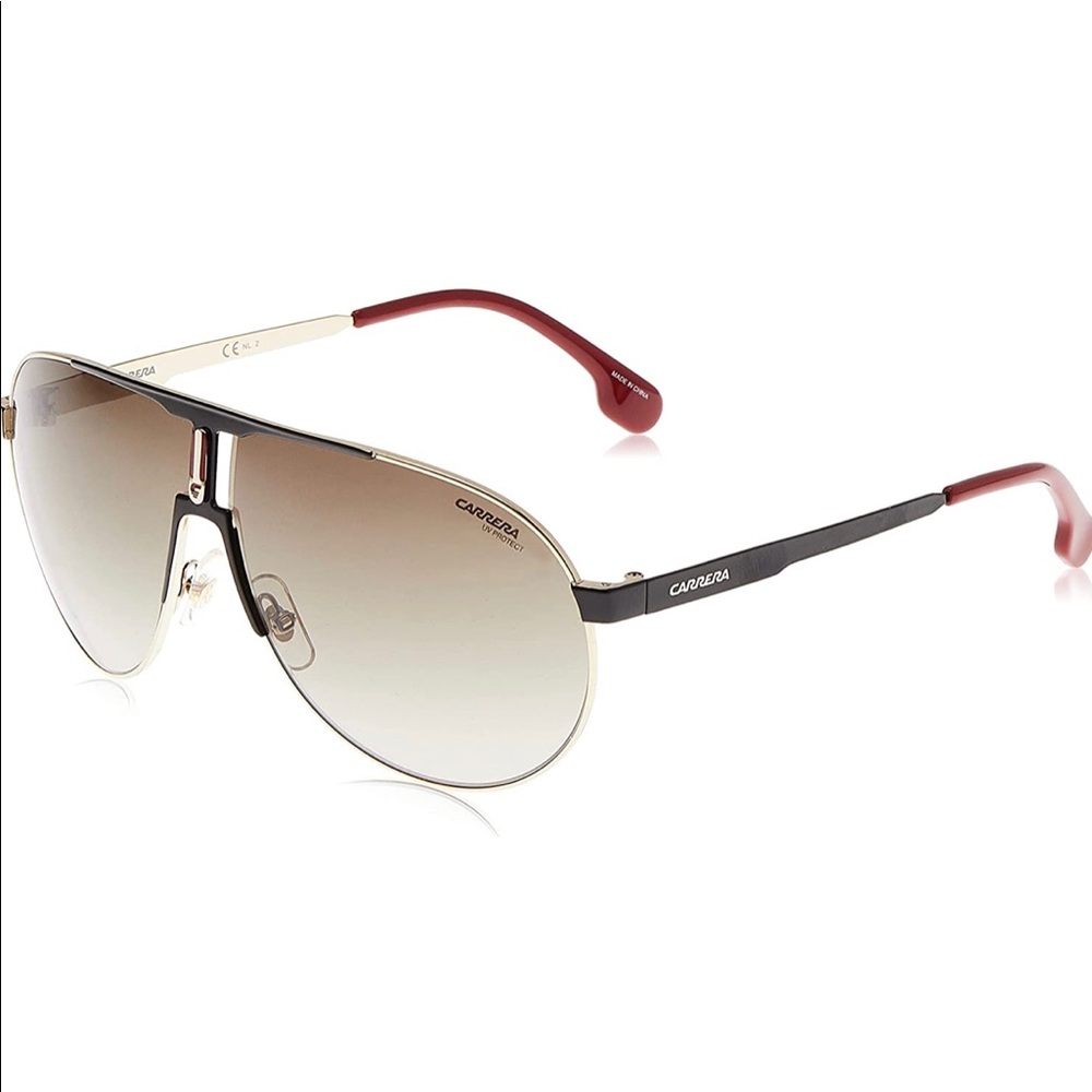 Carrera Men's Ca1005/S Pilot Sunglasses black gold brown gradient